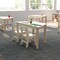 Flash Furniture 20.75 in W, 47 in L, 21 in H, Beechwood, Birch Plywood, Beech MK-ME088018-GG - alternate 2